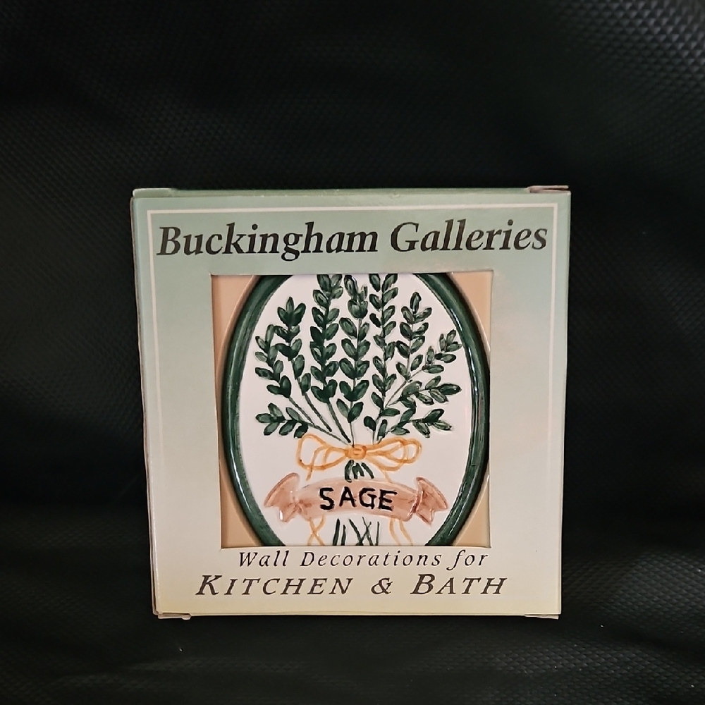 Sage Wall Decoration for Kitchen & Bath